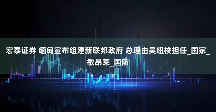 宏泰证券 缅甸宣布组建新联邦政府 总理由吴纽梭担任_国家_敏昂莱_国防